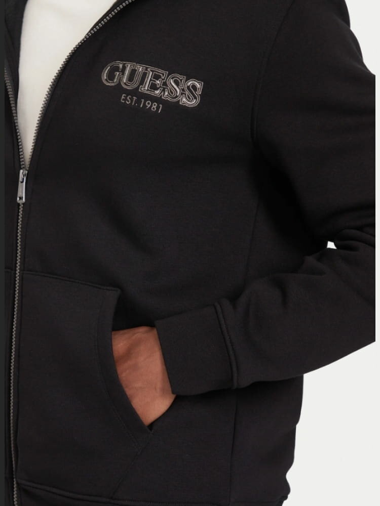Толстовка GUESS, размер S, , черный — фото 1