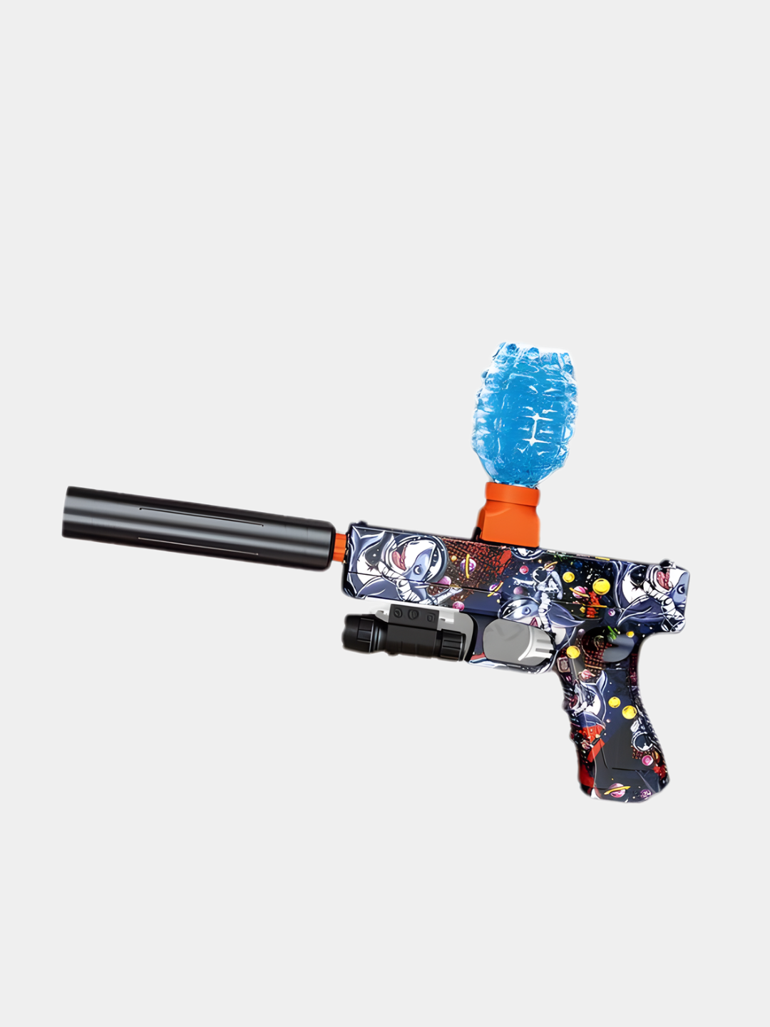 Гидрогелевый бластер, автомат, стреляющий орбизами, 1000 орбизов — фото 1