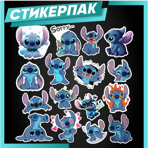 фото Стикеры наклейки на телефон стич ka&co
