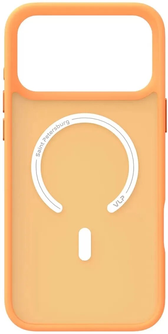 Чехол накладка VLP LITE Bloom Case с MagSafe для Apple iPhone 17 Pro Max оранжевый