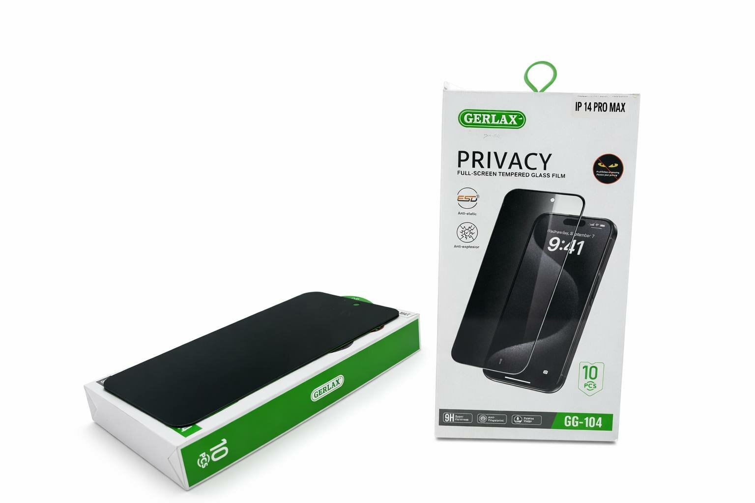 Защитное стекло GERLAX "Lion King Privacy" TANIROVKA, для iPhone, с эффектом приватности