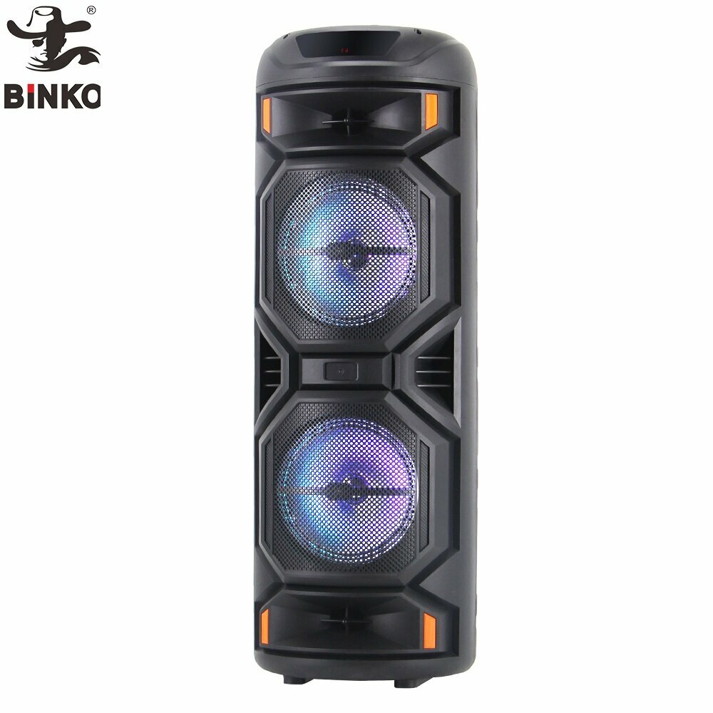 SOONBOX ZQS 8302 Колонка беспроводная, портативная, Sing-e караоке, с RGB подсветкой, Bluetooth - Хром