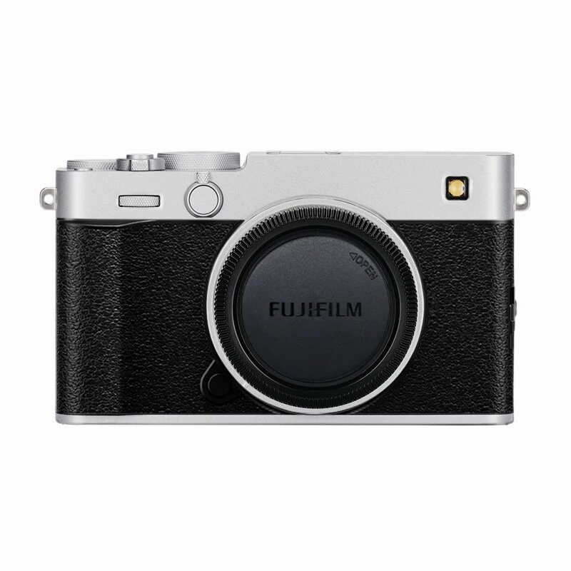 Защитная пленка для объектива Fujifilm X-E5 с матовой серебристой поверхностью без кожаной текстуры