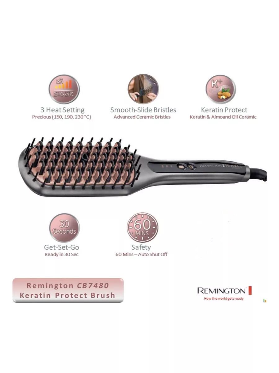 Фен расческа для волос CB7480 — фото 1