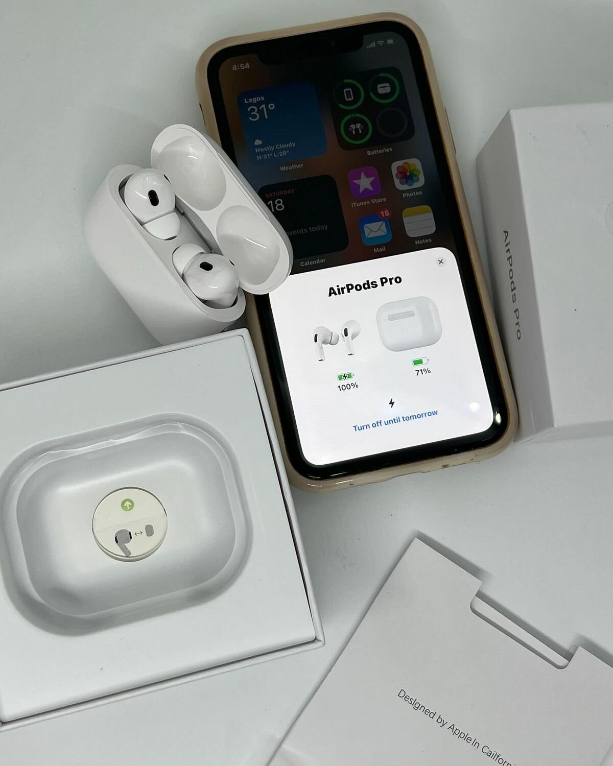 Наушники беспроводные AirPods Pro 3, шумоподавление, Bluetooth 5.3, 30 часов работы