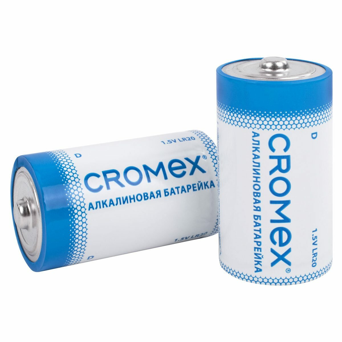 Батарейка Cromex Alkaline D (LR20, 13А) (короб, 4шт.) (456454)