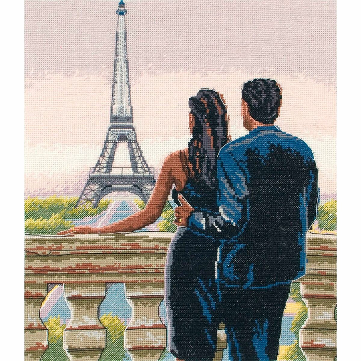 Набор для вышивания MAIA "Рандеву в большом городе", 30x25см, 01211-5678000