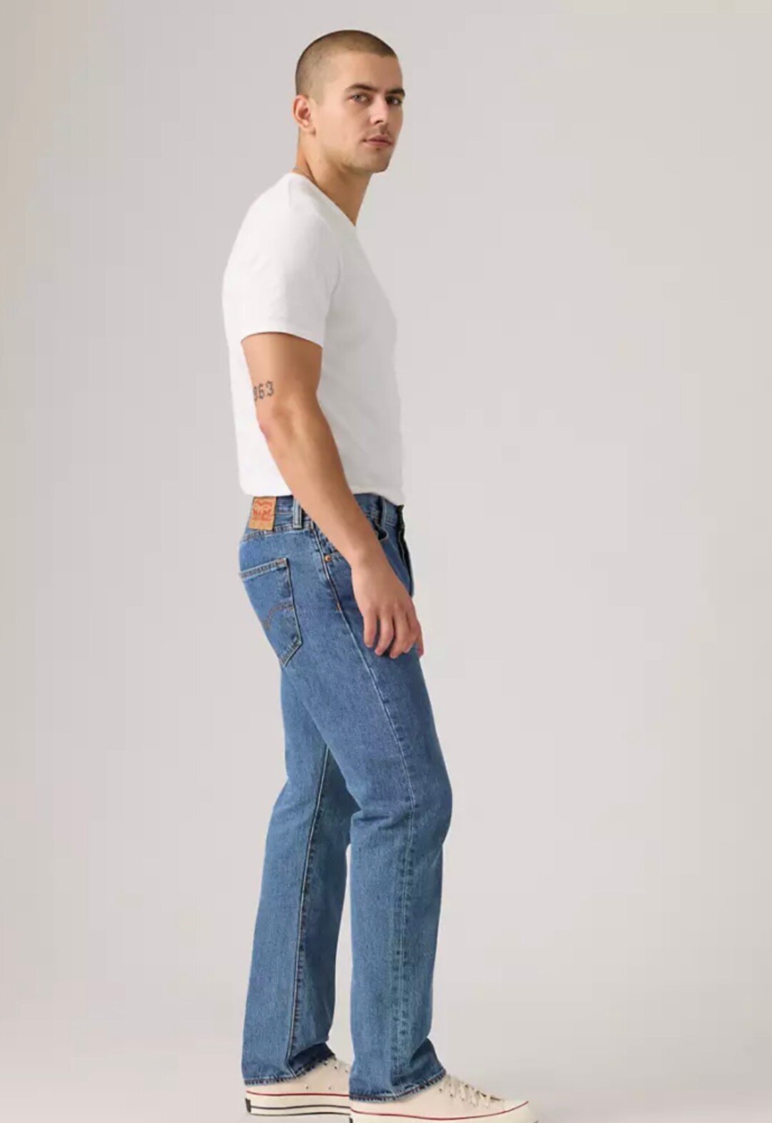 Джинсы классические Levi's, размер 33/34, синий — фото 1