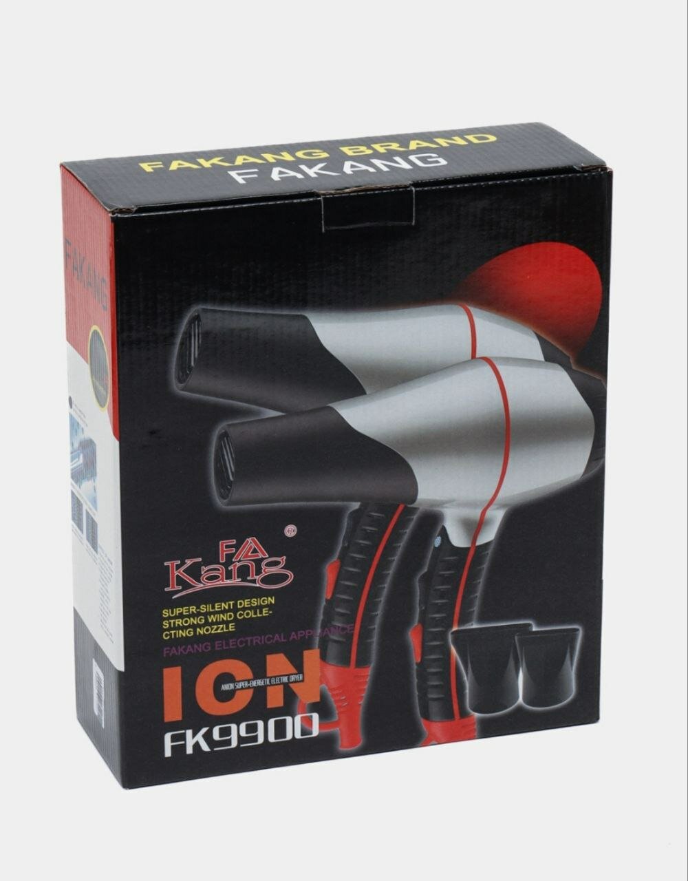 Профессиональный фен FaKang FK9900, фен для сушки и укладки волос, фен с ионизацией