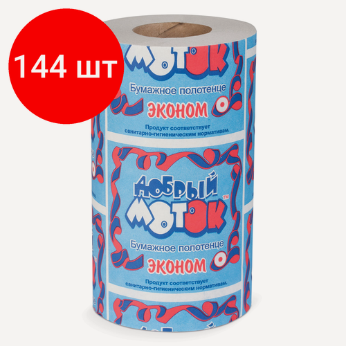 Изображение товара Комплект 144 шт, Полотенце бумажное бытовое, 28 м, на втулке (эконом)