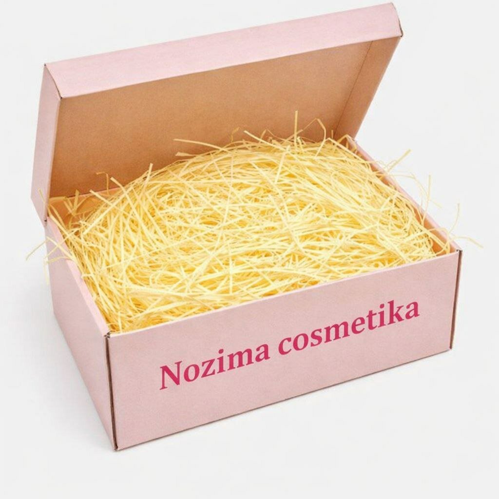 Наполнитель бумажный, для подарочных коробок, жолтый цвет, 30 гр