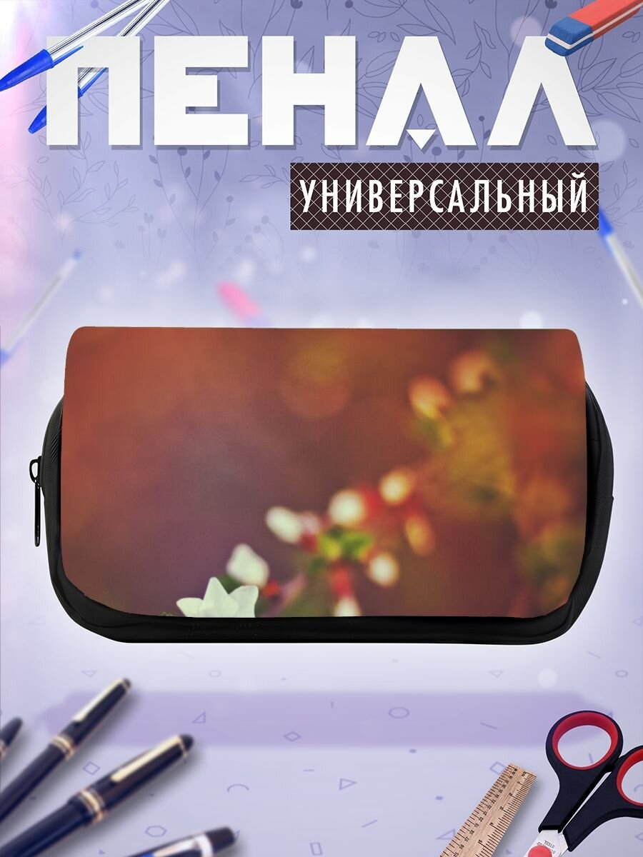Школьный пенал боке природа
