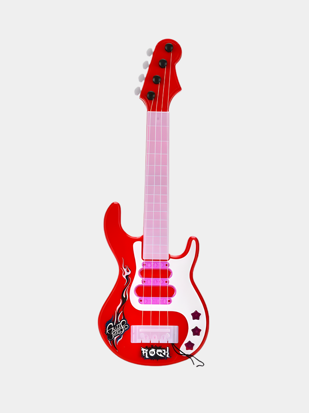 Гитара детская музыкальная со струнами, детский инструмент, укулеле