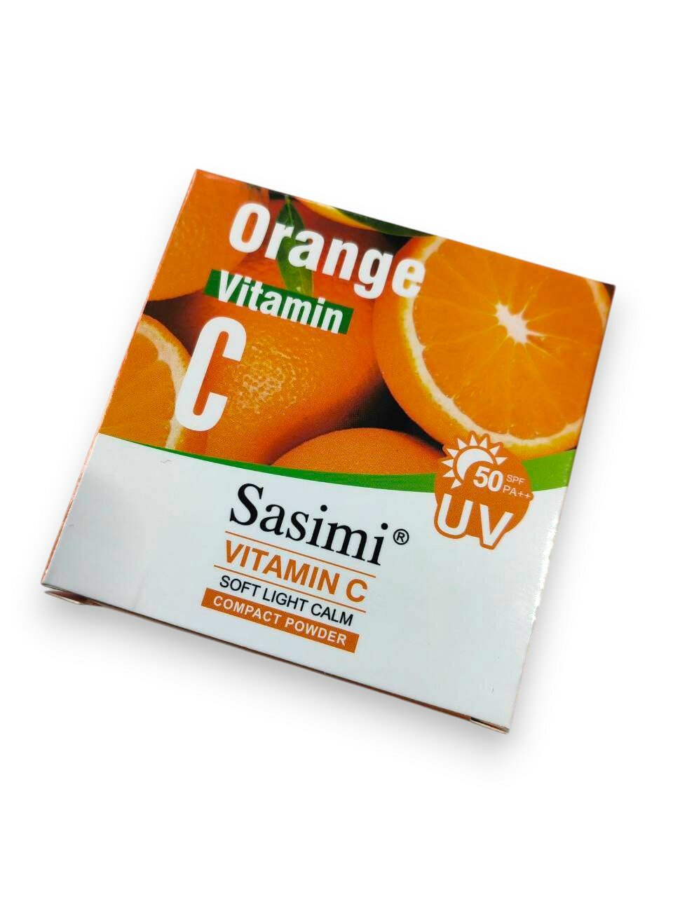 Orange VITAMIN C Compact Powder №1, Sasimi (Смягчающая и успокаивающая пудра для лица с витамином С №1), 13 г.