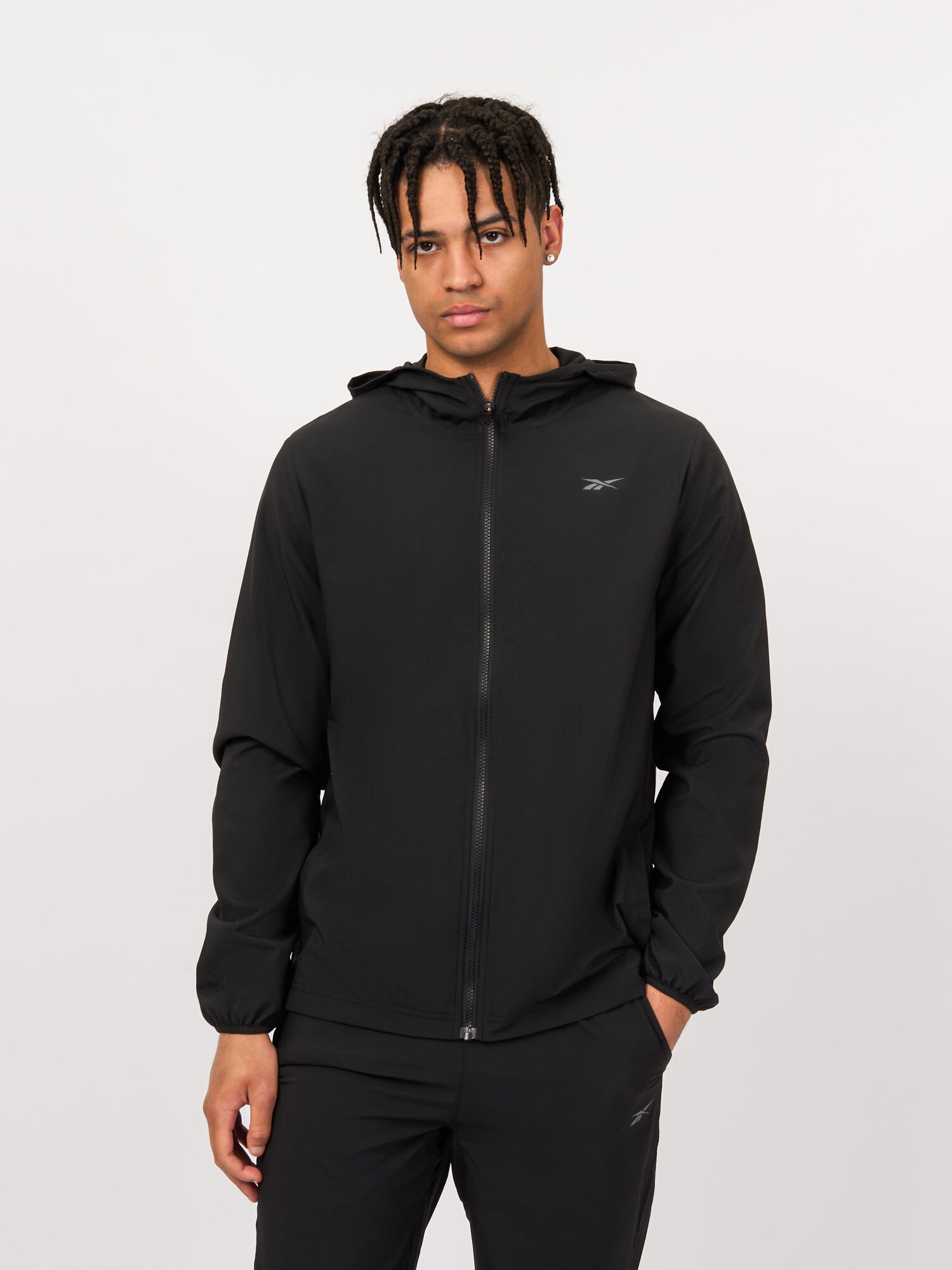 Ветровка Reebok Identity Train, размер XL INT, черный