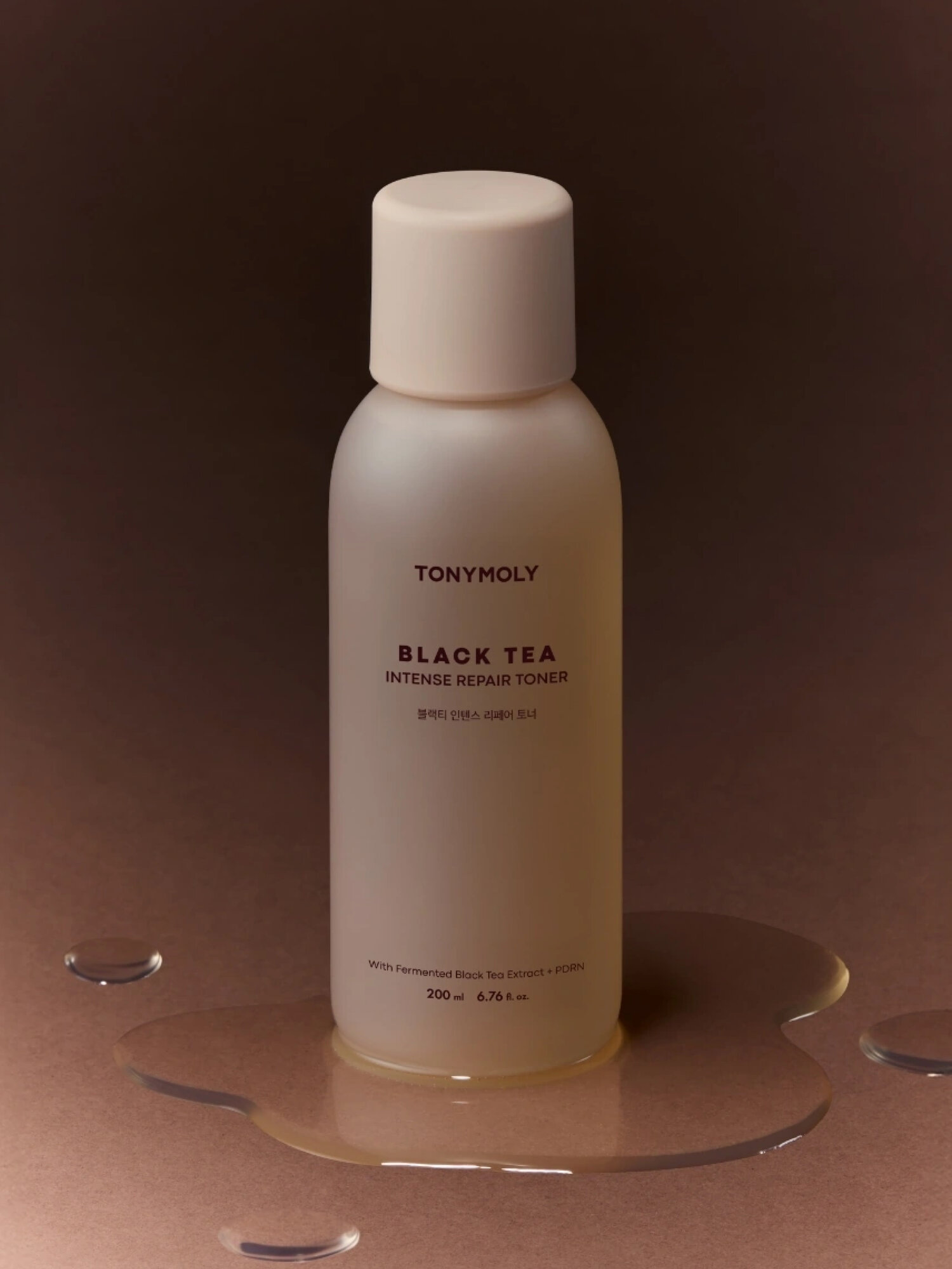 Тонер с экстрактом чёрного чая TONYMOLY Black Tea Intense Repair Toner, 200 ml