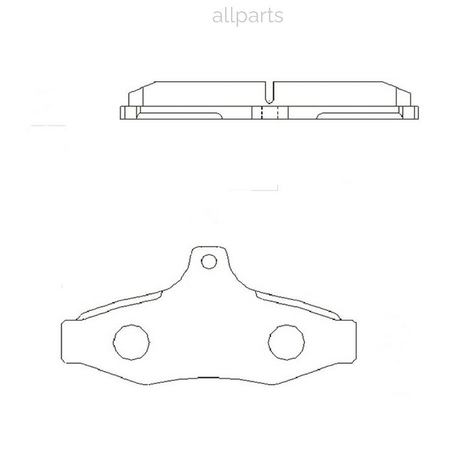 CTR 'GK0435 Колодки зад