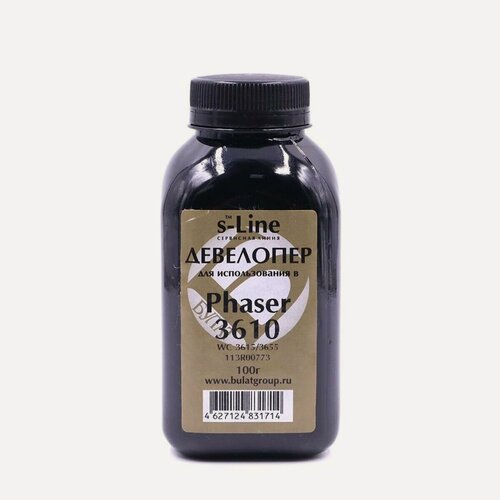 Изображение товара Девелопер булат s-Line Phaser 3610 для Xerox Phaser 3610 (Чёрный, банка 100 г)