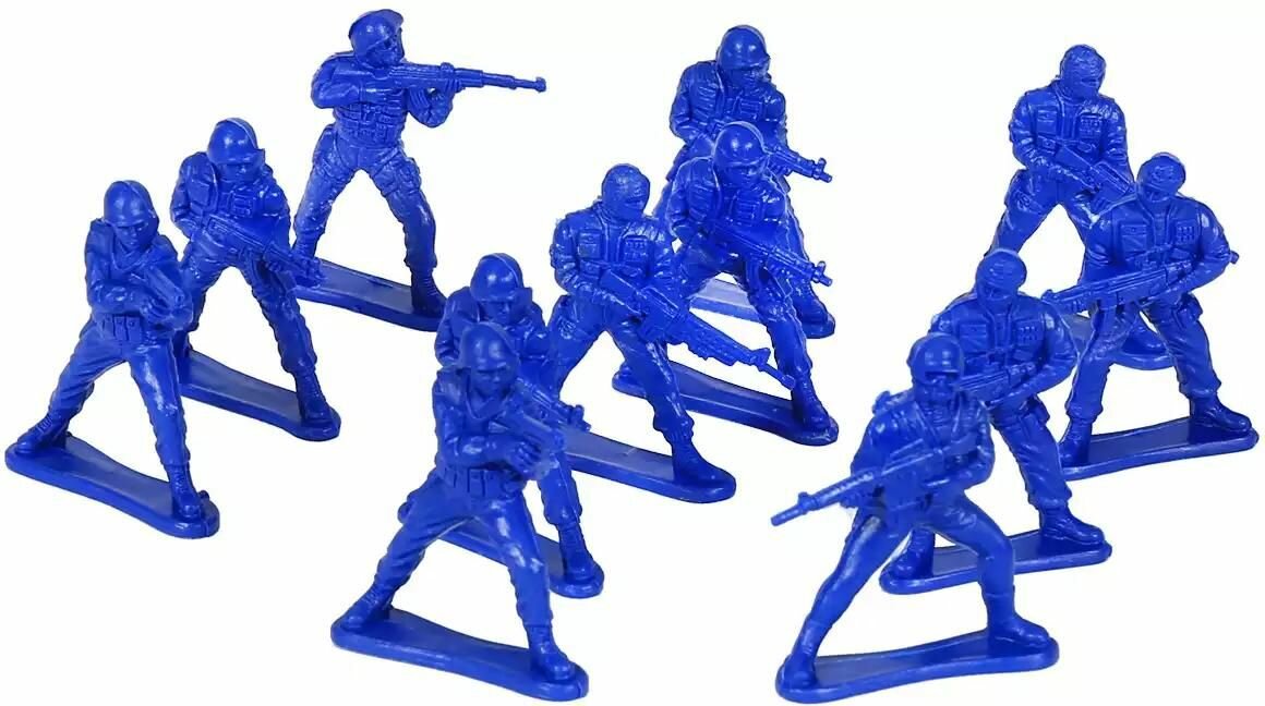 Набор фигурок Oubaoloon 12 солдатиков 6,5 см, пластик P3-1045