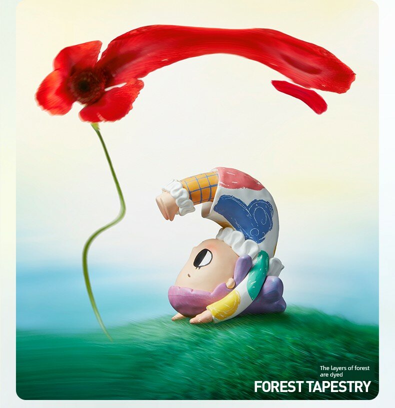 Фигурка POPMART Nyota Four Seasons Blind Box Figure, игрушка, подарок - осенний лес
