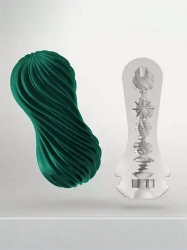 Изображение товара Многоразовый мужской мастурбатор TENGA Flex Fizzy Green