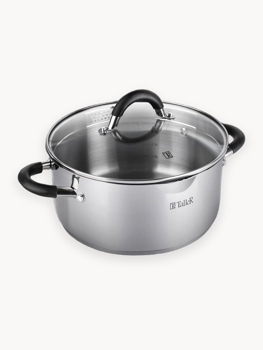 Кастрюля с крышкой TalleR TR-17194 Телфорд 4.0 л, для всех типов плит