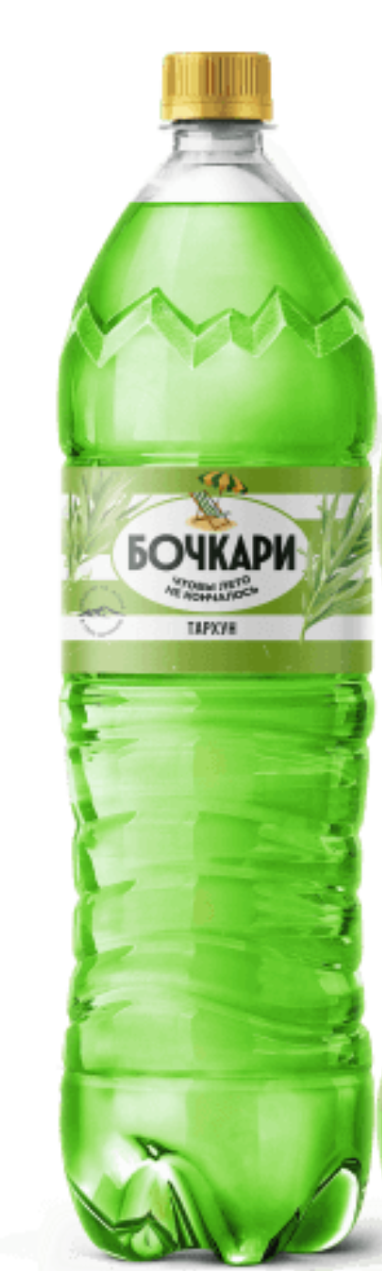 Упаковка из 6 штук Напиток газированный «Бочкари» Тархун 1,9л