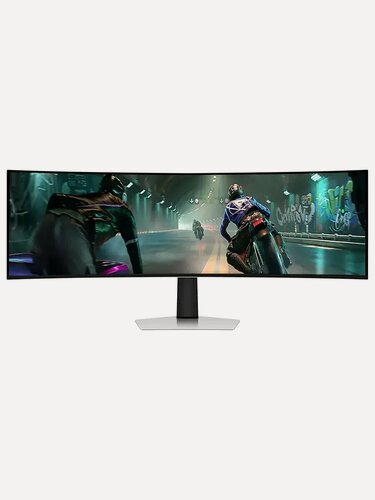 Изображение товара Монитор Samsung Odyssey OLED G9 LS49DG910SIXCI 49", DQHD, изогнутый, серебристый