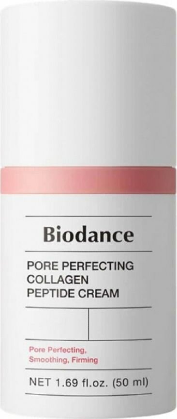 BIODANCE / Биоданс Pore Perfecting Collagen Peptide Cream Крем для лица увлажняющий, для всех типов кожи, с коллагеном и пептидами, 50мл / корейская косметика