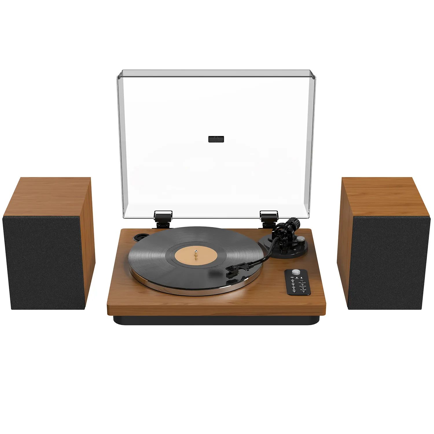 Виниловый проигрыватель Alive Audio SYMPHONY Dark Wood c Bluetooth и акустической системой