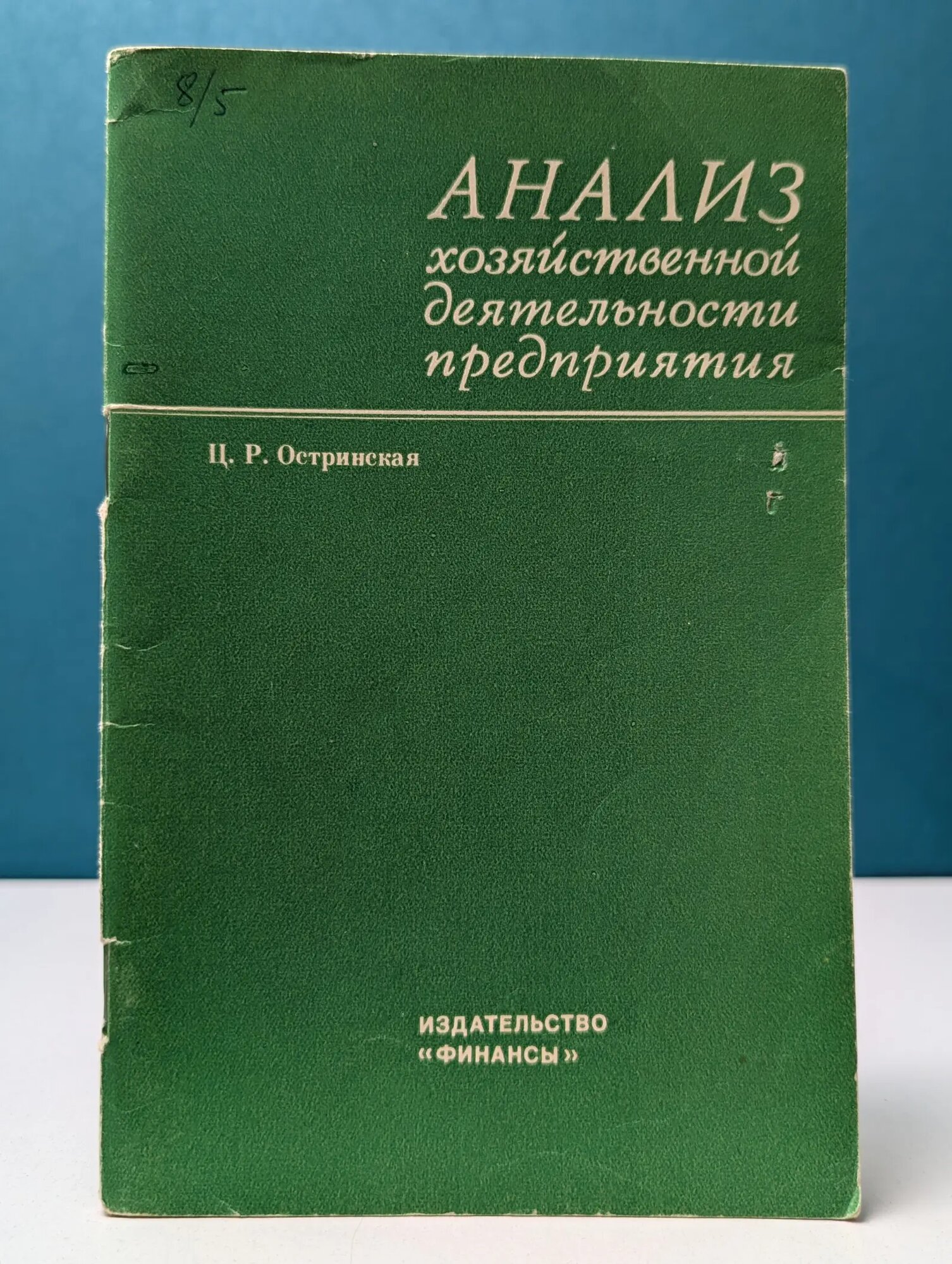 Анализ хозяйственной деятельности предприятия Остринская Цецилия Романовна 1971