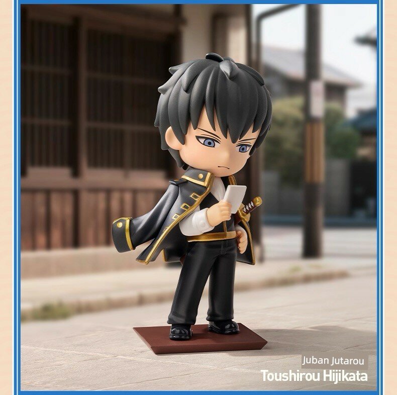POP MART Gintama Welcome to the Inn Series Хиджиката Тоси фигурка слепая коробка коллекционная игрушка 80-100мм