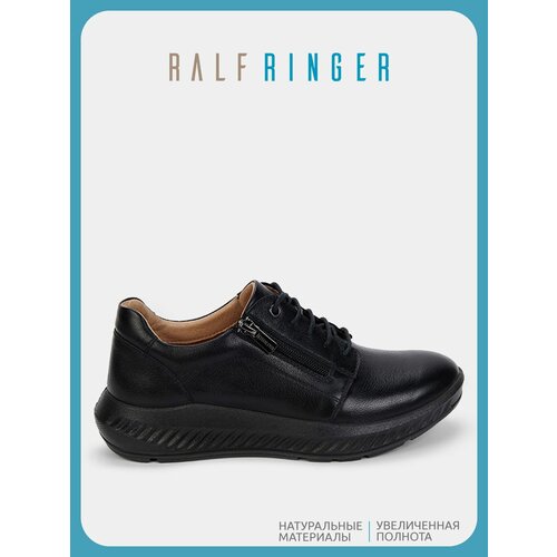 фото Полуботинки ralf ringer ralf ringer шарм женские на широкую ногу демисезонные натуральная кожа, размер 41, черный