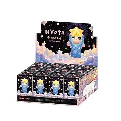POP MART Nyota Growing Up By Your Way Mystery Box Черный, All 12 pieces
