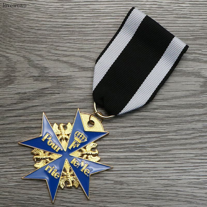 1 синий прусский дубовый голубой железный крест Маркса, подходящий для коллекции и памяти