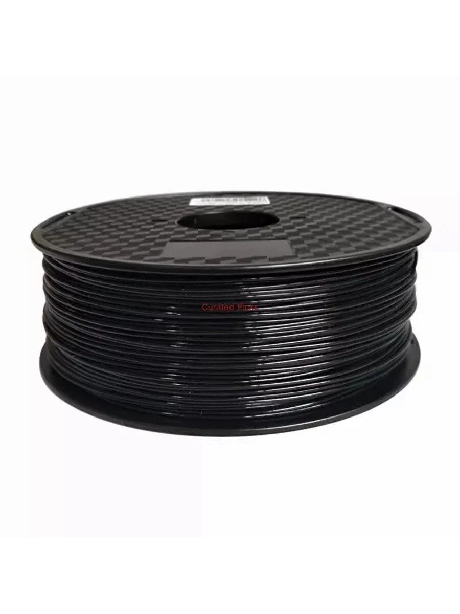 Пластик TPU 72D 1kg/1.75mm для 3D принтера, черное