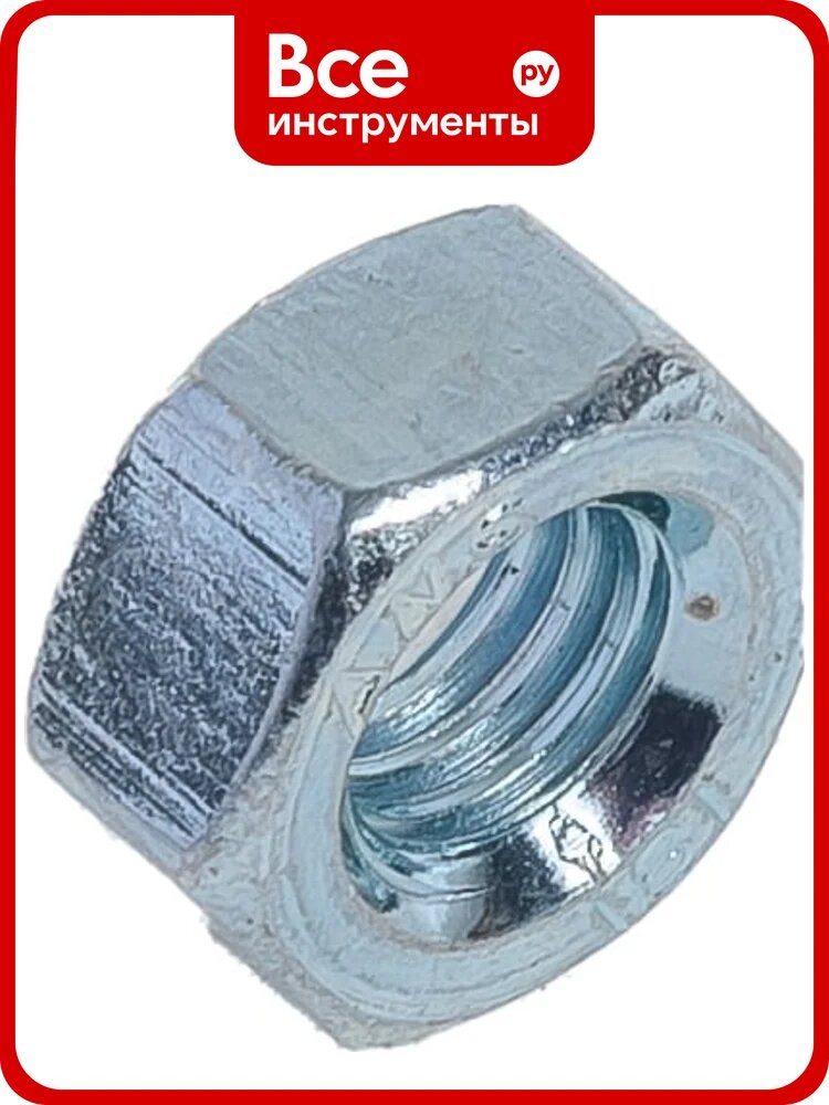 Гайка ЗУБР ГОСТ 5927-70, M6, 25 шт, кл. пр. 6, оцинкованная, 303556-06