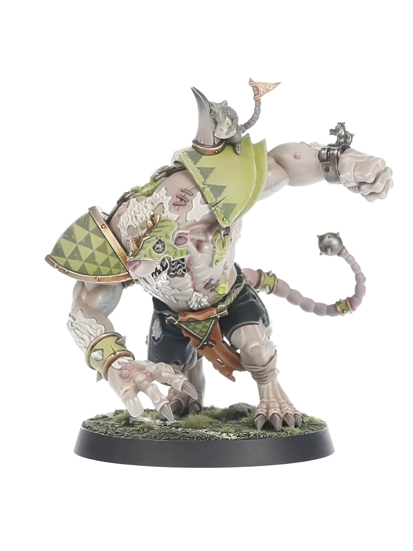 Warhammer Blood Bowl миниатюры / Rat Ogre / Крысоед /Вархаммер сборная, неокрашенная модель (смола, литьё)