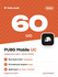 Игровая валюта PUBG Mobile 60 UC — пополнение по Player ID, Android и iOS