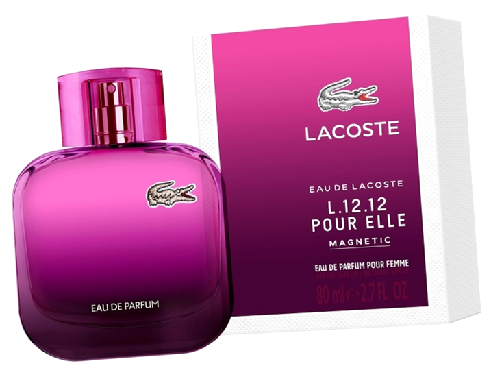 Lacoste Eau De Lacoste L 12.12 Magnetic Pour Elle духи 80 мл женские / Лакост фиолетовые Л12
