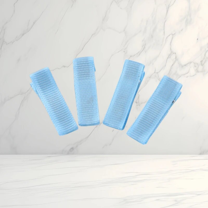 Металлизированные заколки ILRIBAND 20 шт, 3,5 см Синий, 20pcs Blue