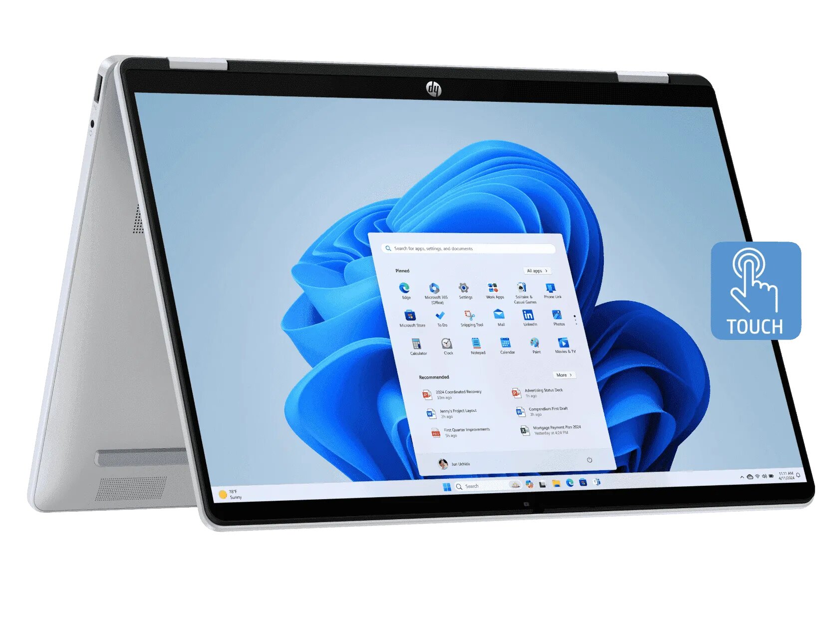 Ноутбук HP Omnibook X360, сенсорный трансформер - лучший для домашнего использования и бизнеса