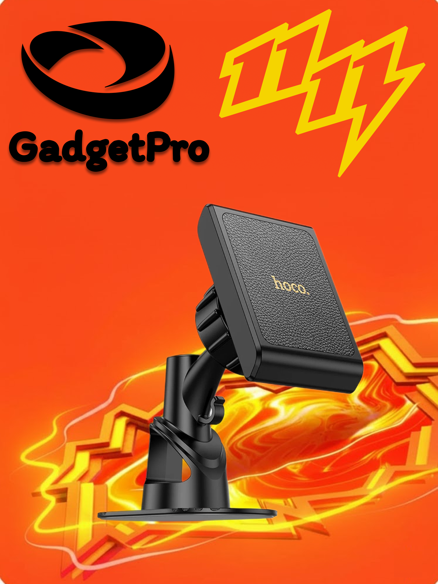 Автомобильный держатель Hoco H44 Precious для воздуховода: магнитный, надежный, для телефона, черный