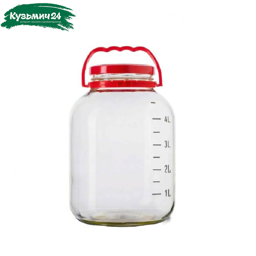 Банка стеклянная с мерной шкалой твист ТО-110 5 л