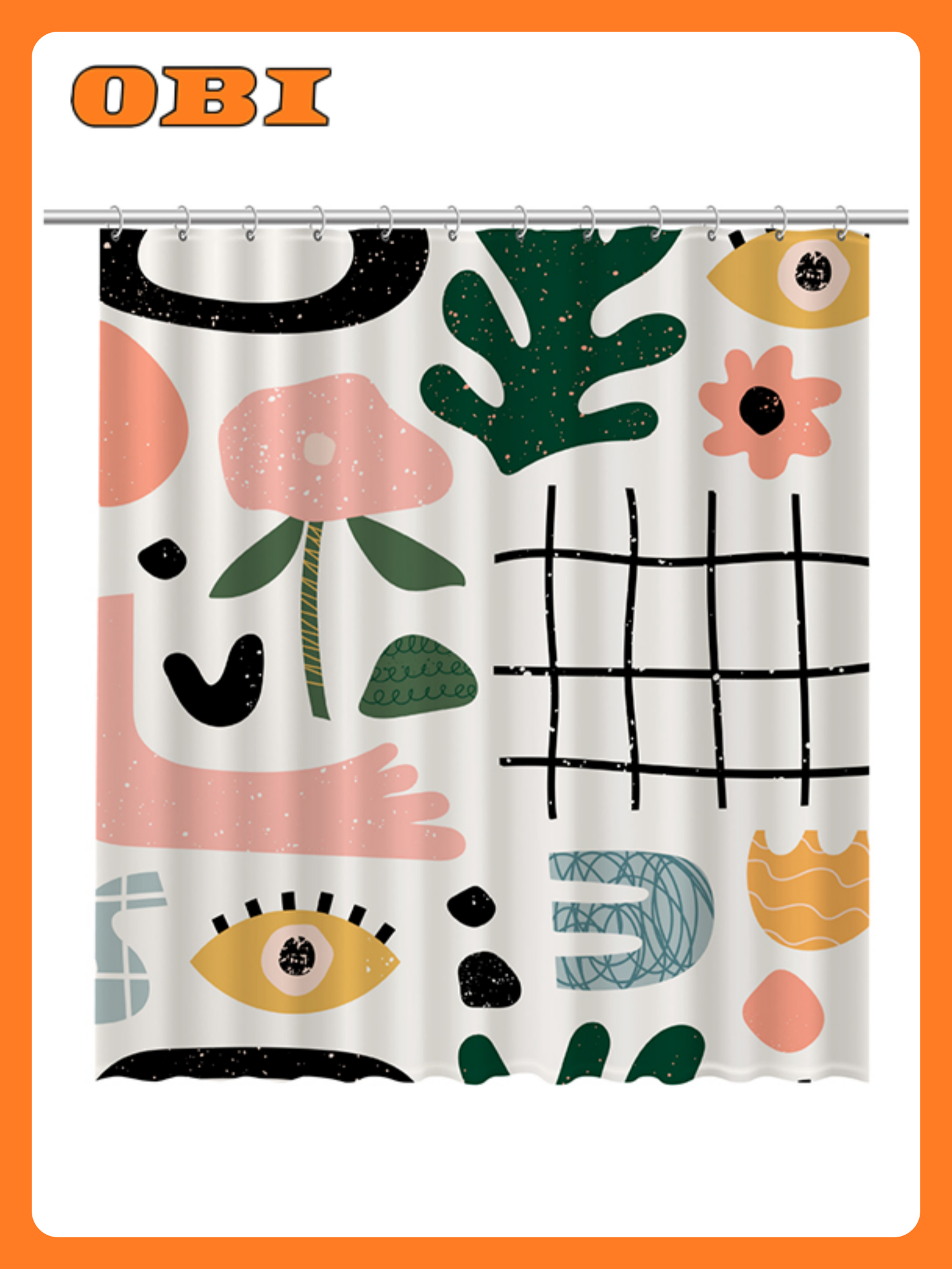 Шторка для ванны Fixsen 