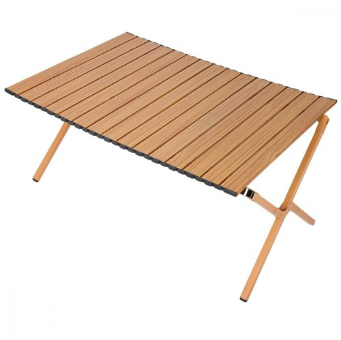 Складной алюминиевый туристический стол X-Frame, портативный, прочный, чёрный 90x60x90