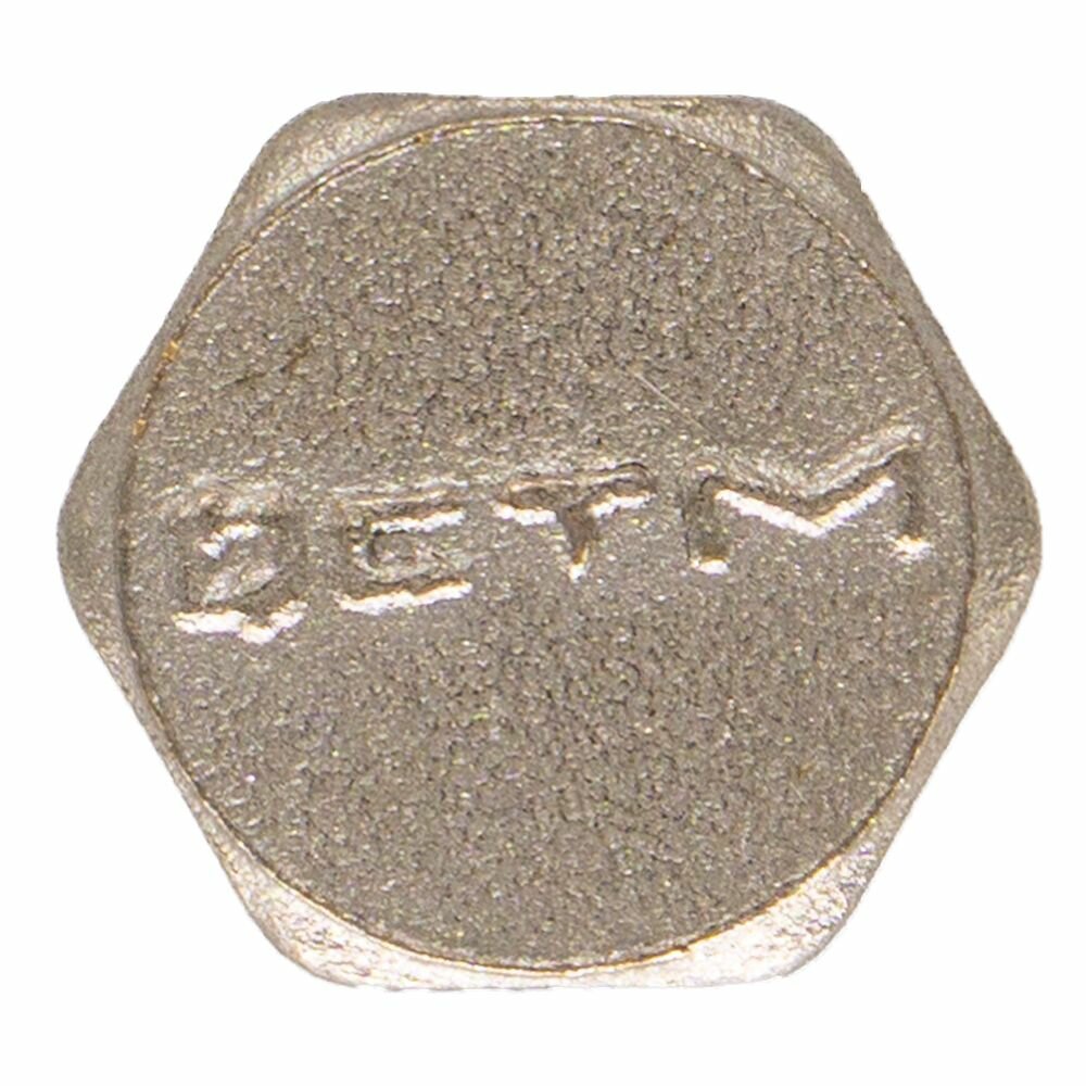 Заглушка 1/2", латунная, резьба наружная, 3 шт — фото 1