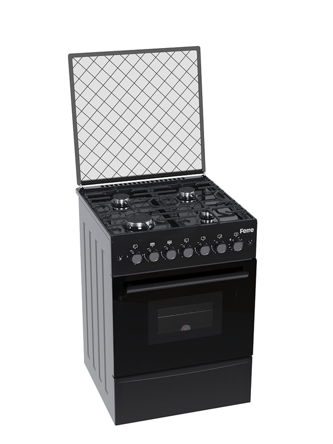 Газовая плита Ferre LP 60F-40B (FFD), черный — фото 1
