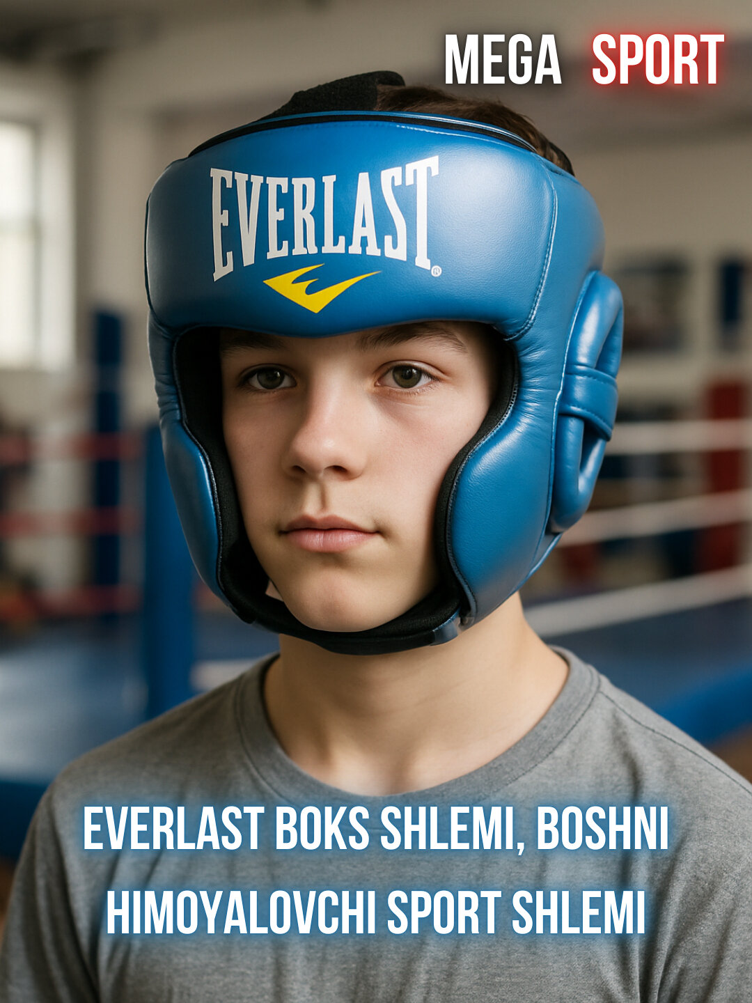 Боксерский шлем Everlast для защиты головы, спортивный шлем для тренировок и спаррингов_K_XL