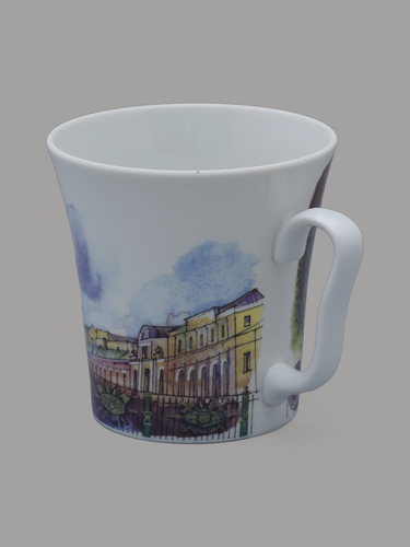 Изображение товара Бокал "Пантелеймоновский мост", форма Ленинградский, 360 мл, Императорский фарфоровый завод